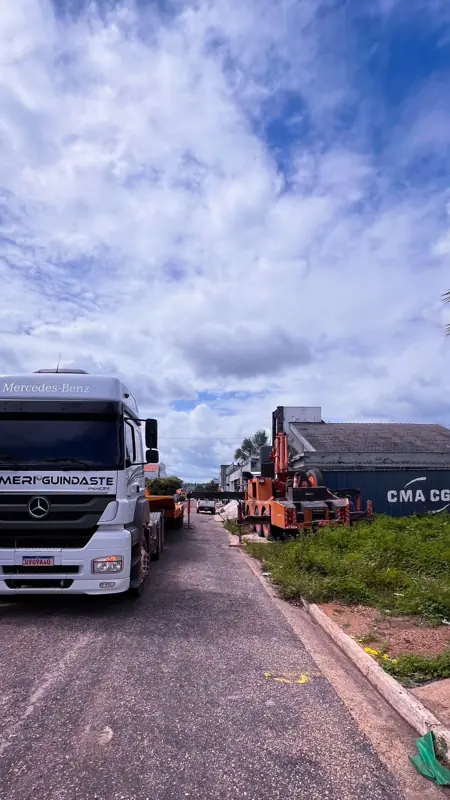 Gomeri trucks ready to depart